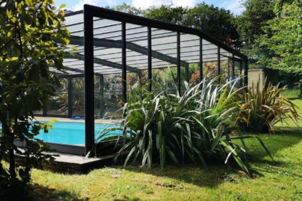 Chalet Des Fees - Piscine Crozon Eksteriør bilde